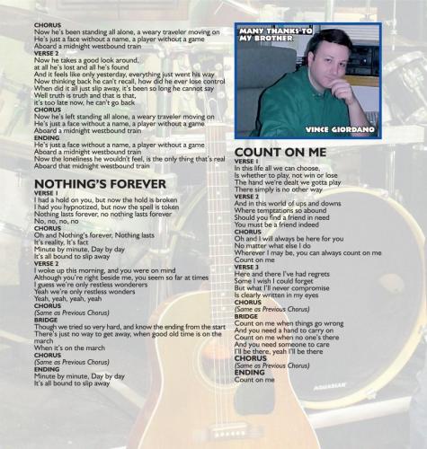 07 - NO ESCAPE - Lyrics (Page 3)